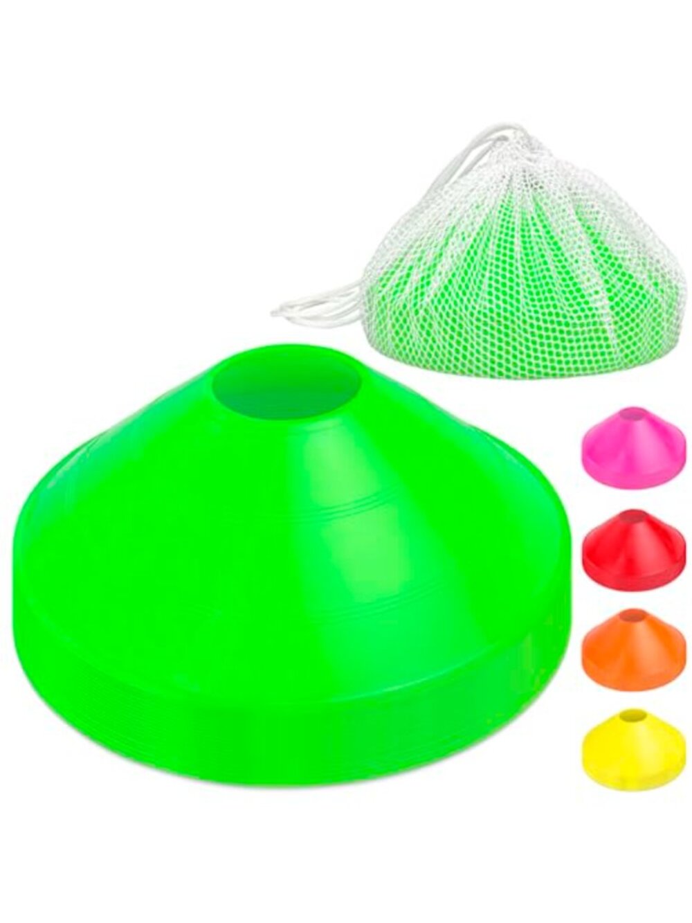 20 Pack Sports Cones for Agility Training & Drills
